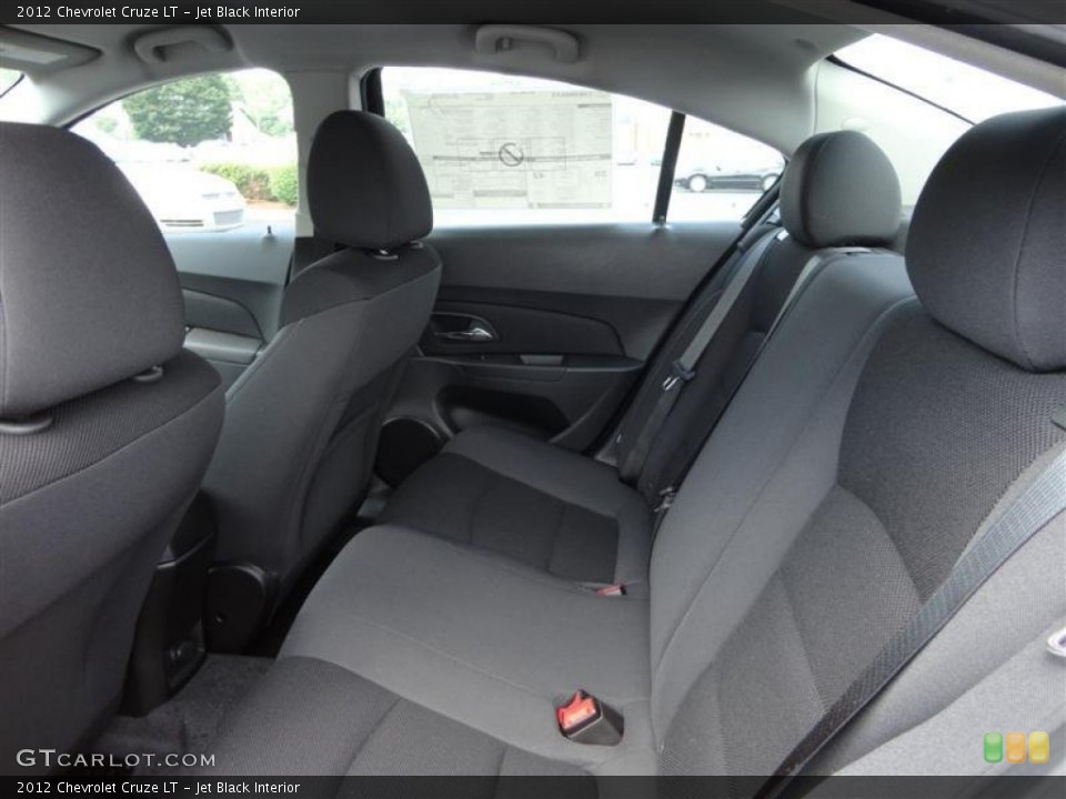 Jet Black Interior Rear Seat for the 2012 Chevrolet Cruze LT #69322302