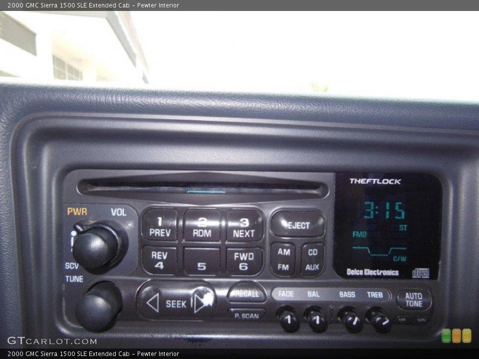 Pewter Interior Audio System for the 2000 GMC Sierra 1500 SLE Extended Cab #69322317