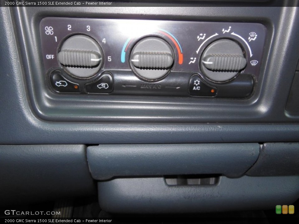 Pewter Interior Controls for the 2000 GMC Sierra 1500 SLE Extended Cab #69322326