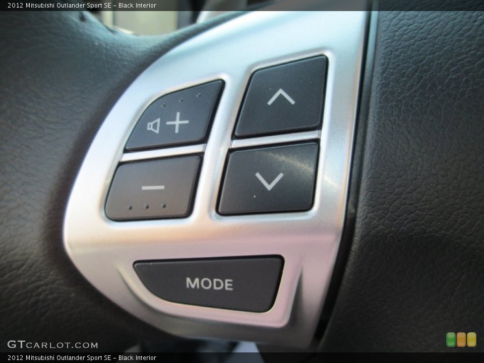 Black Interior Controls for the 2012 Mitsubishi Outlander Sport SE #69323358