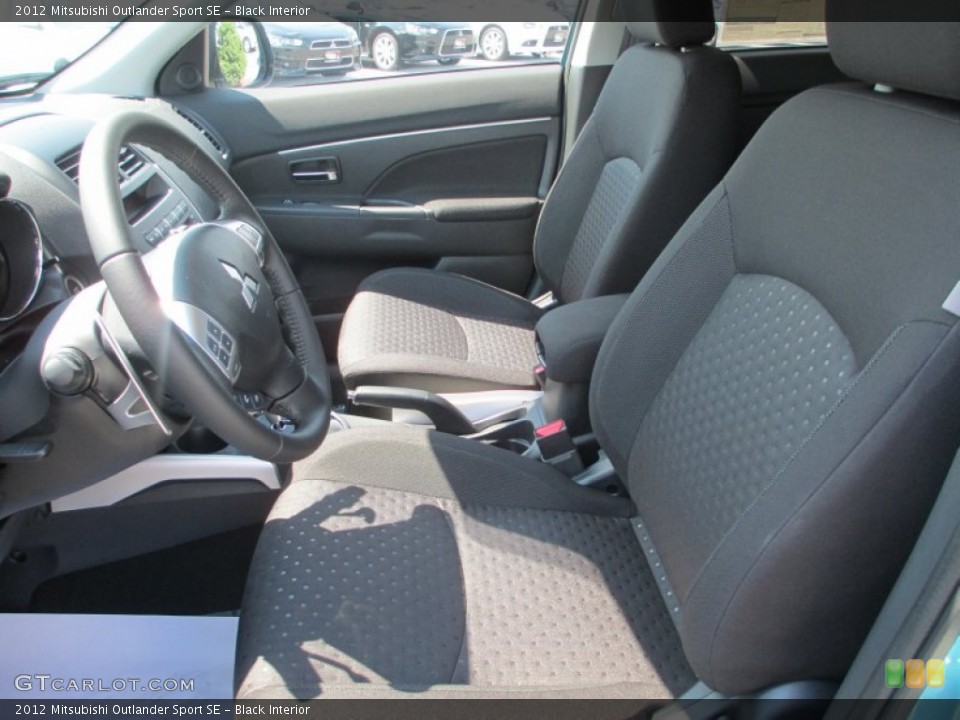 Black 2012 Mitsubishi Outlander Sport Interiors