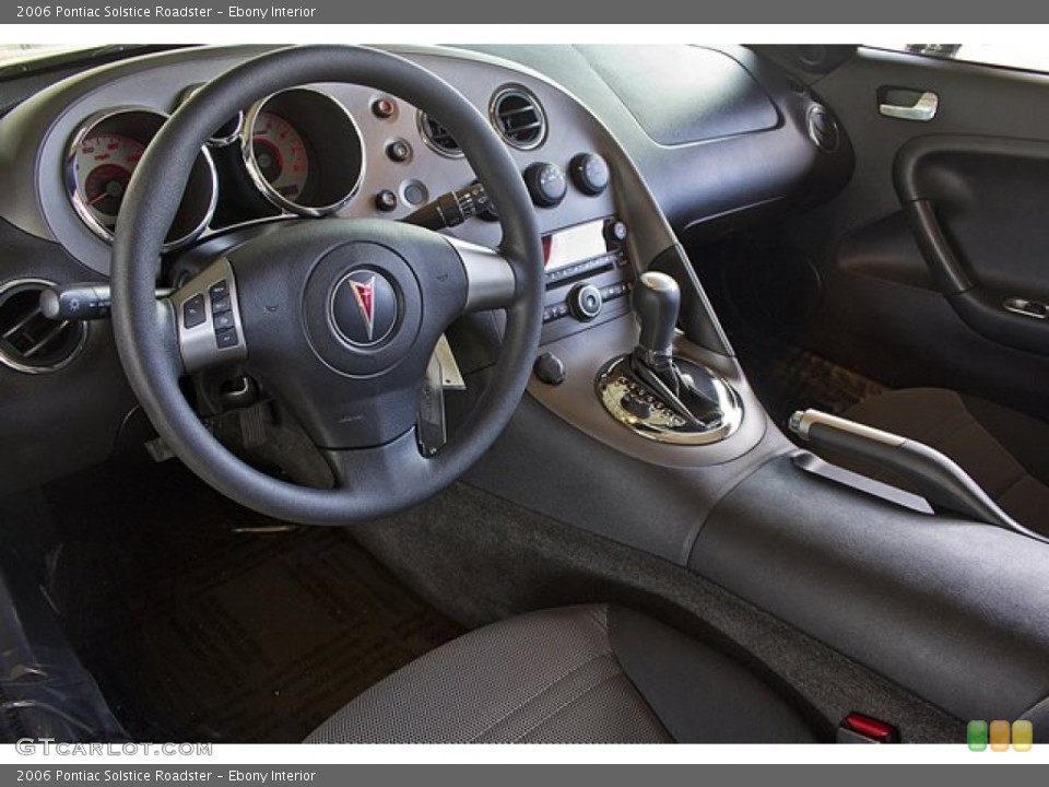 Ebony Interior Prime Interior for the 2006 Pontiac Solstice Roadster #69325653