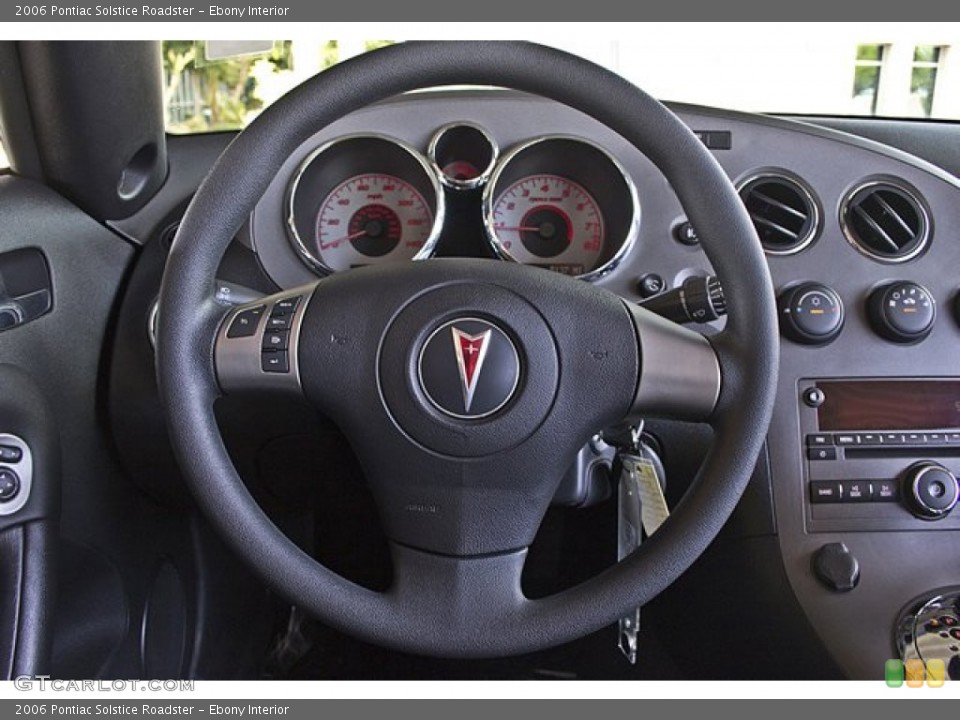 Ebony Interior Dashboard for the 2006 Pontiac Solstice Roadster #69325662