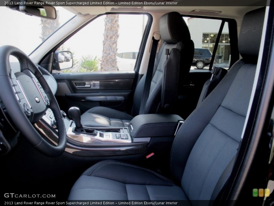 Limited Edition Ebony/Lunar Interior Photo for the 2013 Land Rover Range Rover Sport Supercharged Limited Edition #69326187
