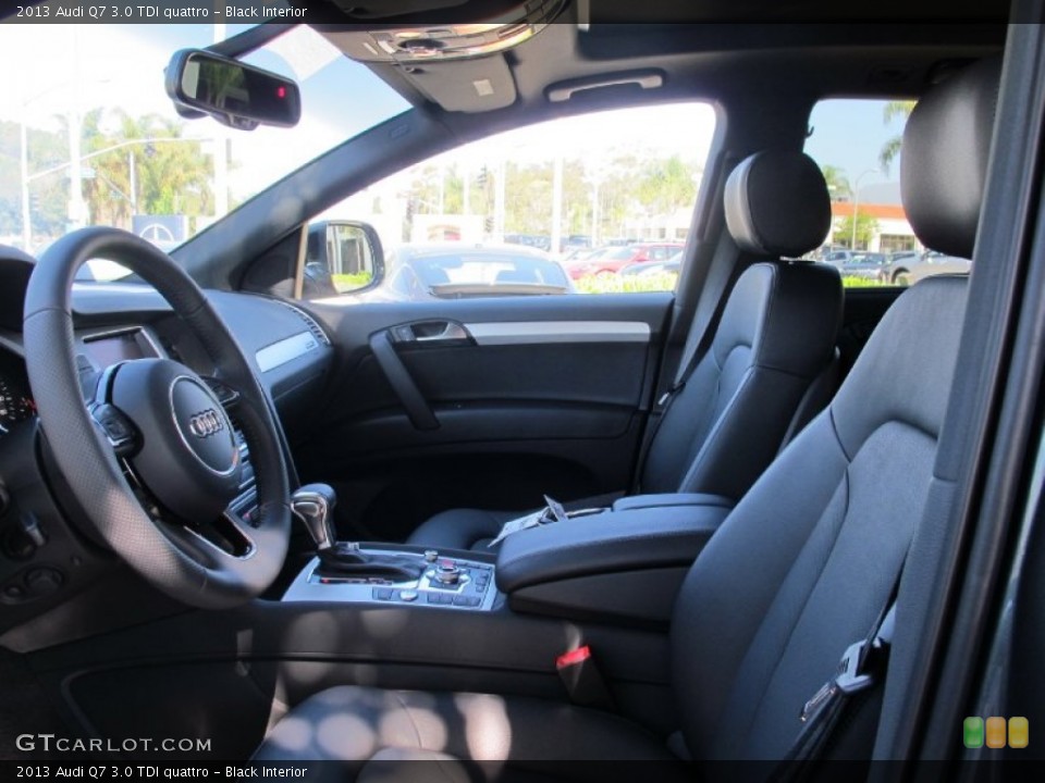Black Interior Front Seat for the 2013 Audi Q7 3.0 TDI quattro #69326436