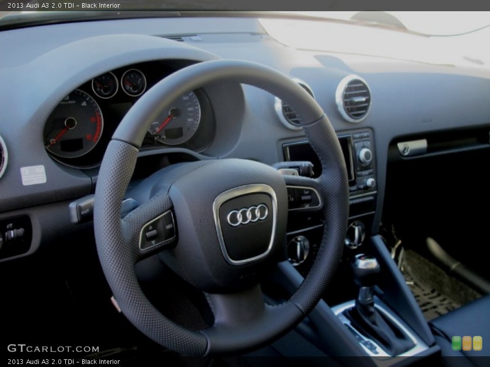 Black Interior Steering Wheel for the 2013 Audi A3 2.0 TDI #69326506