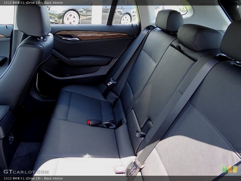 Black Interior Rear Seat for the 2013 BMW X1 sDrive 28i #69327237