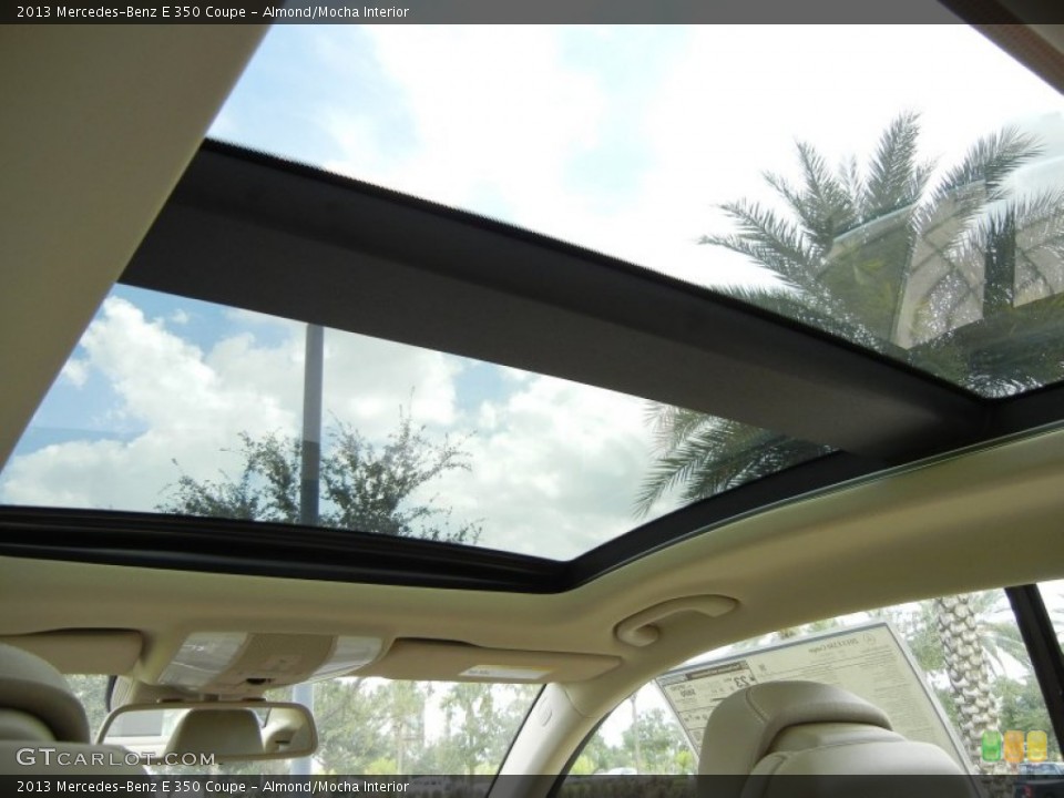 Almond/Mocha Interior Sunroof for the 2013 Mercedes-Benz E 350 Coupe #69330501