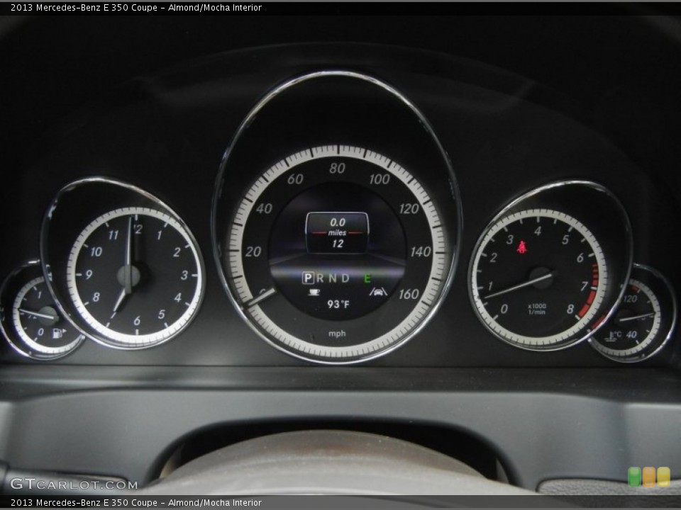 Almond/Mocha Interior Gauges for the 2013 Mercedes-Benz E 350 Coupe #69330522