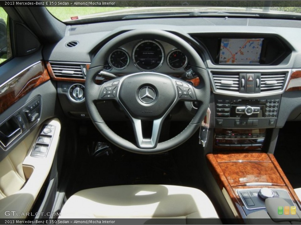 Almond/Mocha Interior Dashboard for the 2013 Mercedes-Benz E 350 Sedan #69330759