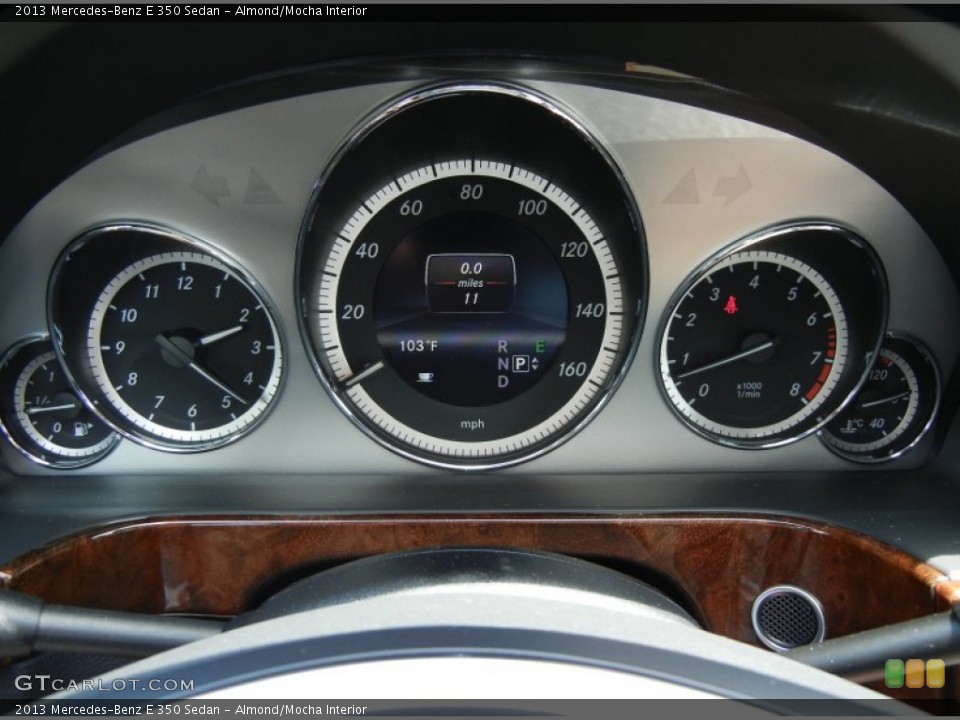 Almond/Mocha Interior Gauges for the 2013 Mercedes-Benz E 350 Sedan #69330768