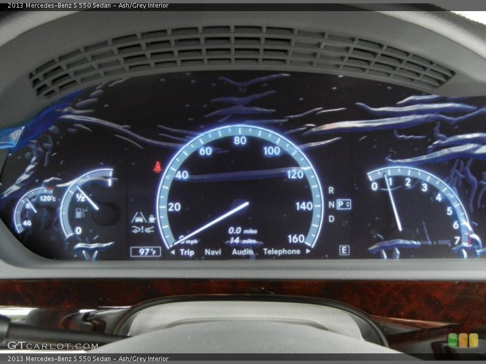 Ash/Grey Interior Gauges for the 2013 Mercedes-Benz S 550 Sedan #69330894