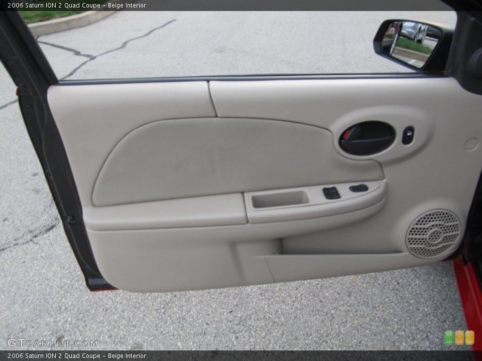 Beige Interior Door Panel for the 2006 Saturn ION 2 Quad Coupe #69332193