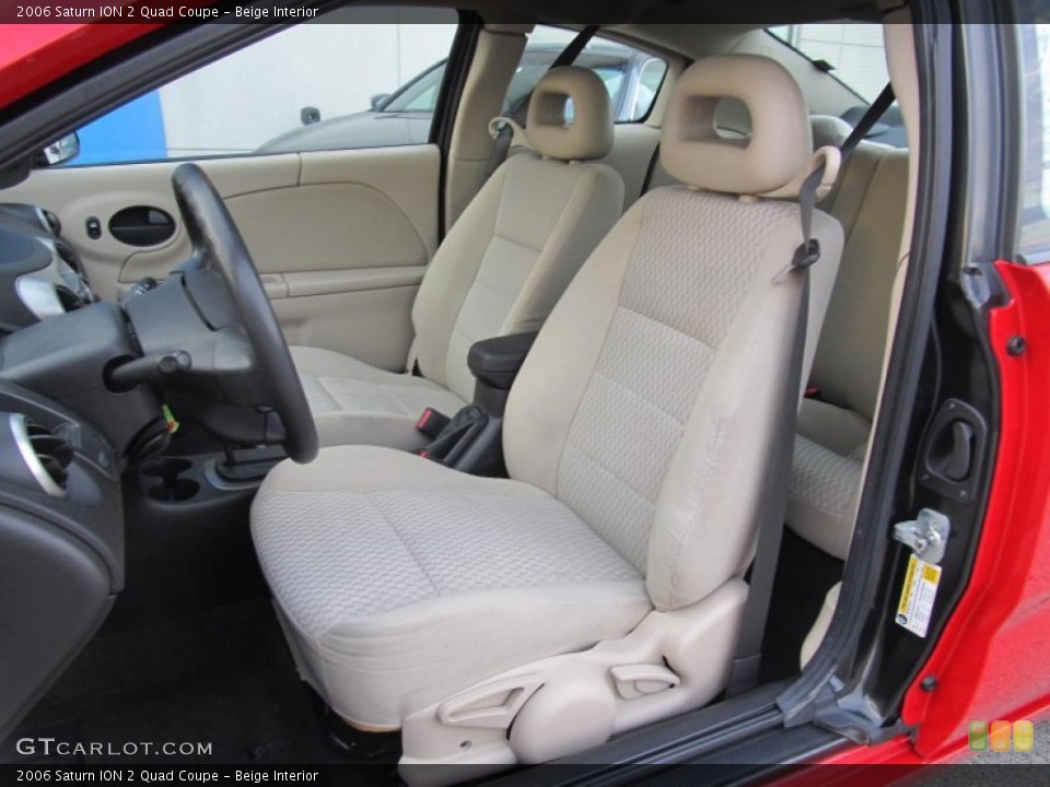 Beige Interior Photo for the 2006 Saturn ION 2 Quad Coupe #69332214