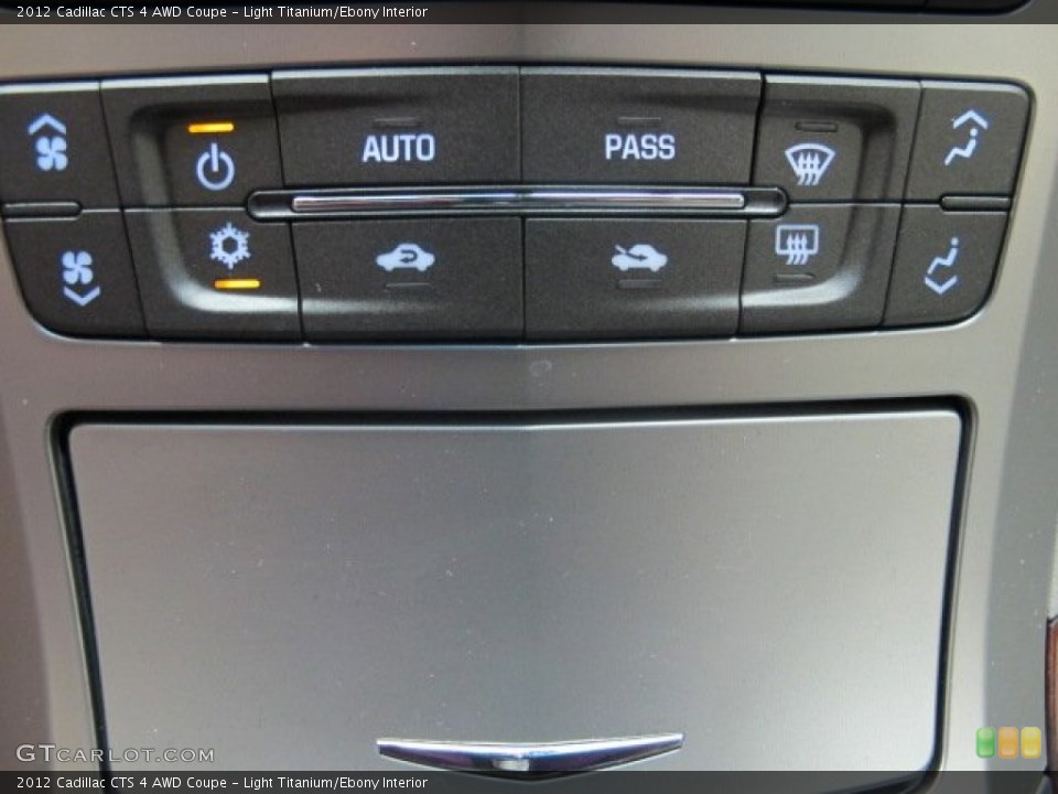 Light Titanium/Ebony Interior Controls for the 2012 Cadillac CTS 4 AWD Coupe #69337614