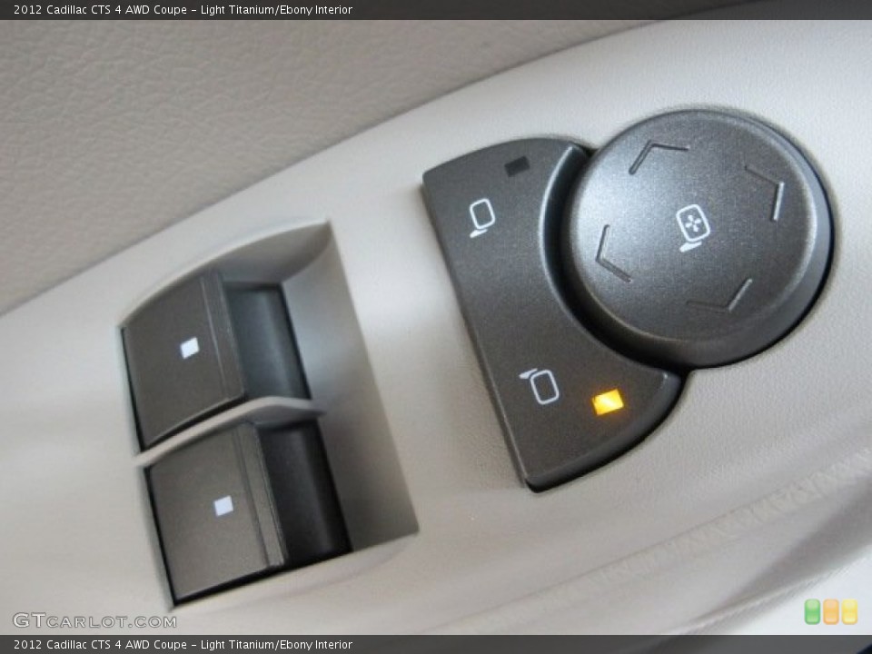 Light Titanium/Ebony Interior Controls for the 2012 Cadillac CTS 4 AWD Coupe #69337671