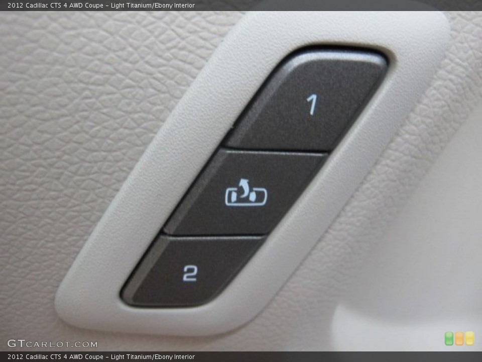 Light Titanium/Ebony Interior Controls for the 2012 Cadillac CTS 4 AWD Coupe #69337680
