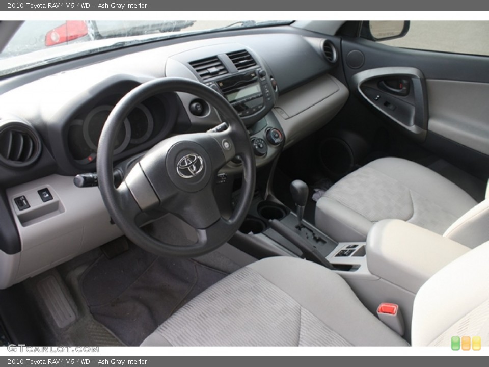Ash Gray Interior Prime Interior for the 2010 Toyota RAV4 V6 4WD #69339429