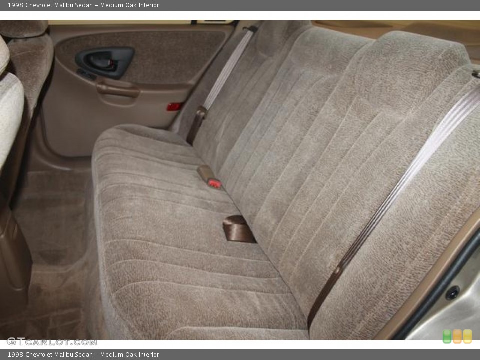 Medium Oak Interior Rear Seat for the 1998 Chevrolet Malibu Sedan #69340209