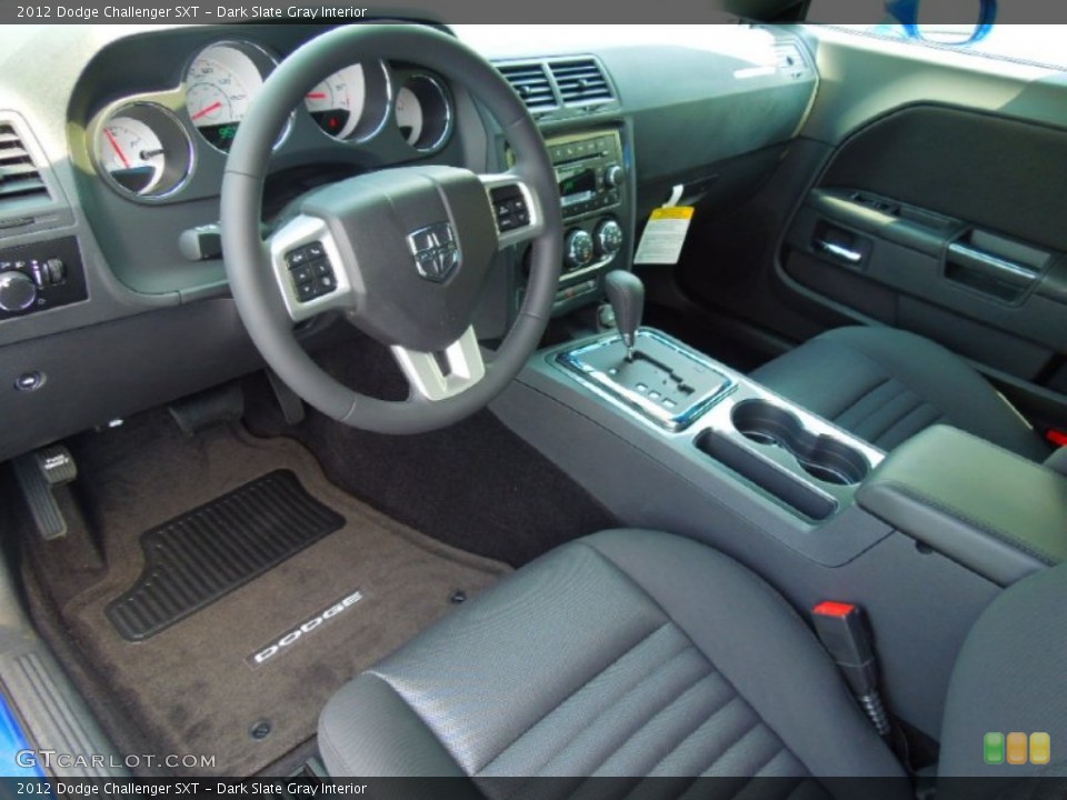 Dark Slate Gray Interior Prime Interior for the 2012 Dodge Challenger SXT #69345518