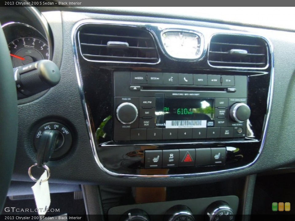 Black Interior Controls for the 2013 Chrysler 200 S Sedan #69345591