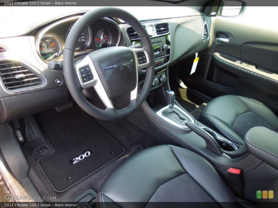 Black Interior Prime Interior for the 2013 Chrysler 200 S Sedan #69345669