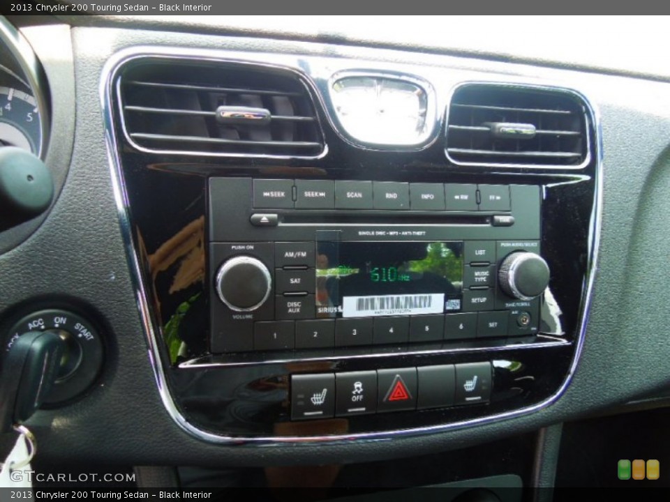 Black Interior Audio System for the 2013 Chrysler 200 Touring Sedan #69345903