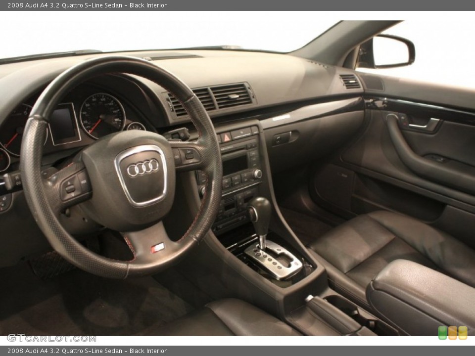 Black Interior Dashboard for the 2008 Audi A4 3.2 Quattro S-Line Sedan #69346965
