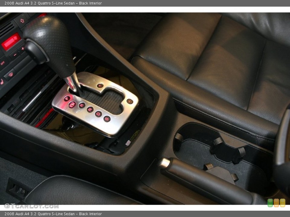 Black Interior Transmission for the 2008 Audi A4 3.2 Quattro S-Line Sedan #69346989