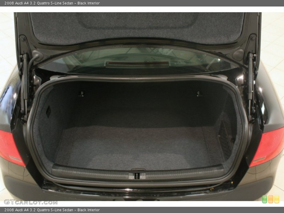 Black Interior Trunk for the 2008 Audi A4 3.2 Quattro S-Line Sedan #69347034