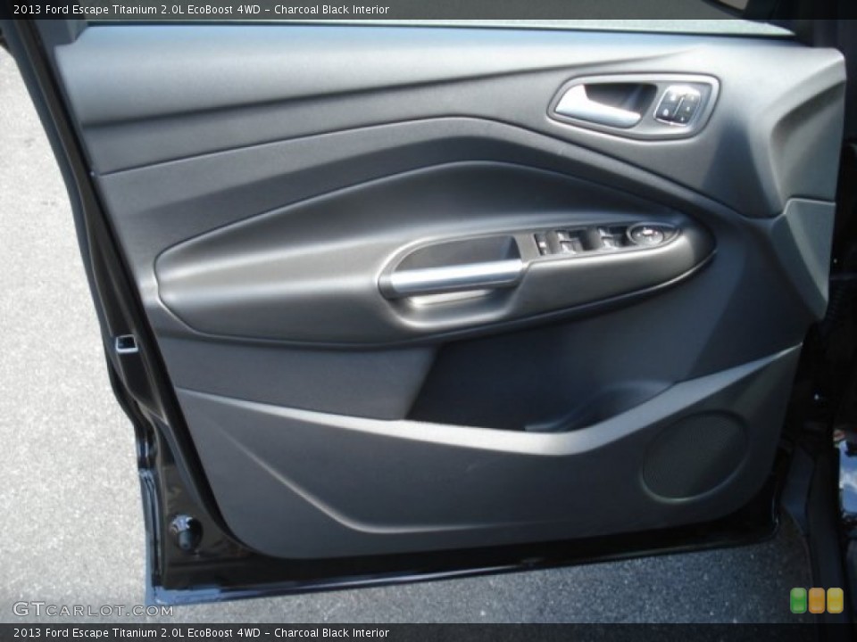 Charcoal Black Interior Door Panel for the 2013 Ford Escape Titanium 2.0L EcoBoost 4WD #69347373