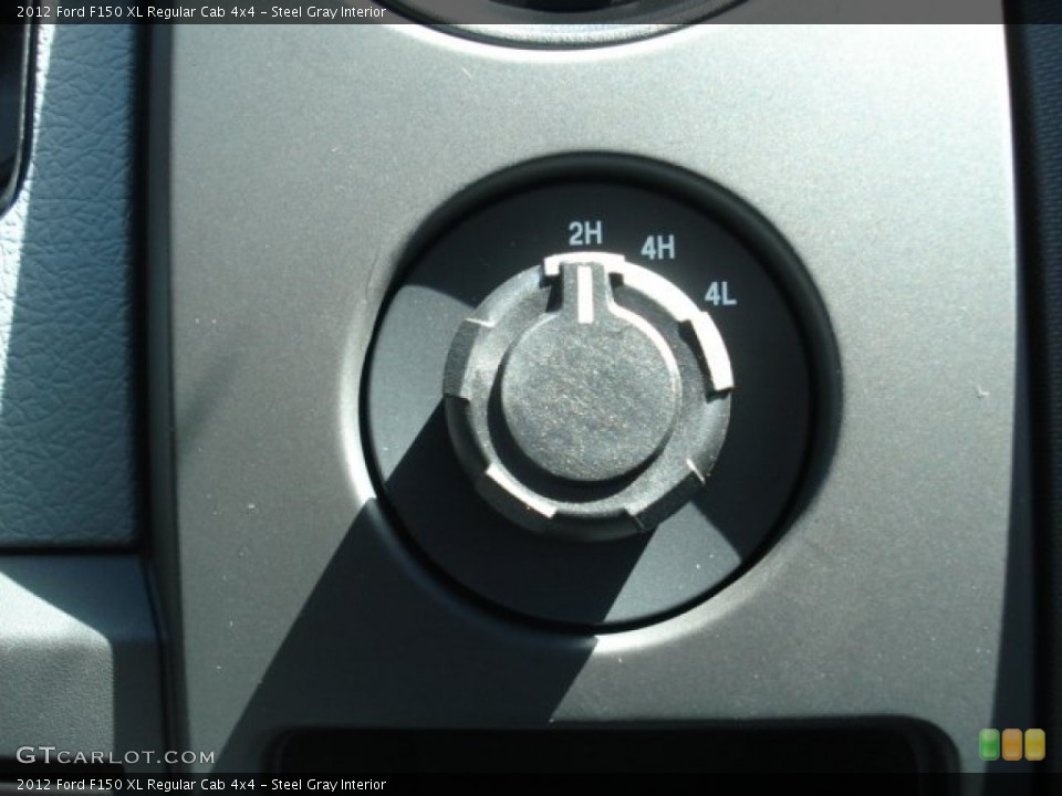 Steel Gray Interior Controls for the 2012 Ford F150 XL Regular Cab 4x4 #69347862