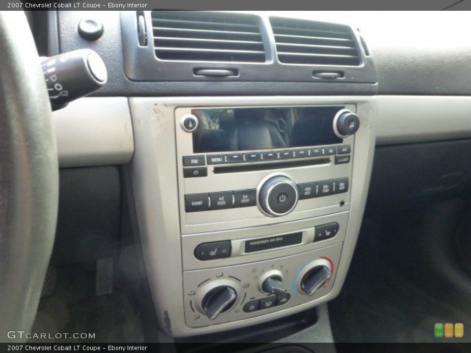 Ebony Interior Controls for the 2007 Chevrolet Cobalt LT Coupe #69348843
