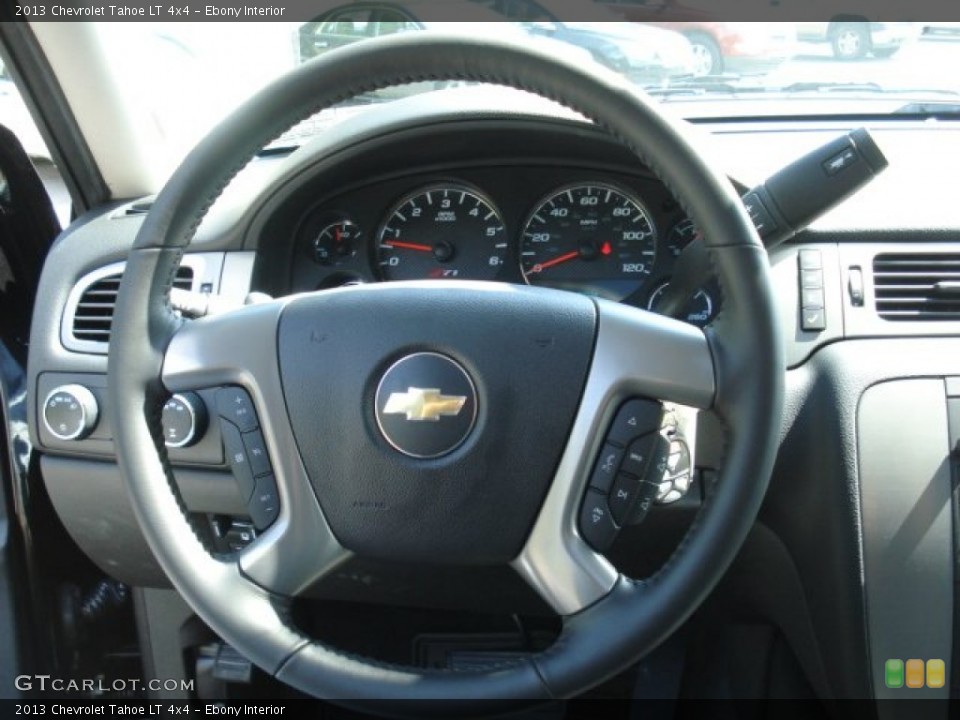 Ebony Interior Steering Wheel for the 2013 Chevrolet Tahoe LT 4x4 #69349503