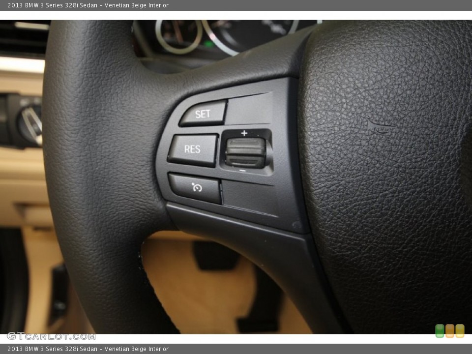 Venetian Beige Interior Controls for the 2013 BMW 3 Series 328i Sedan #69353581