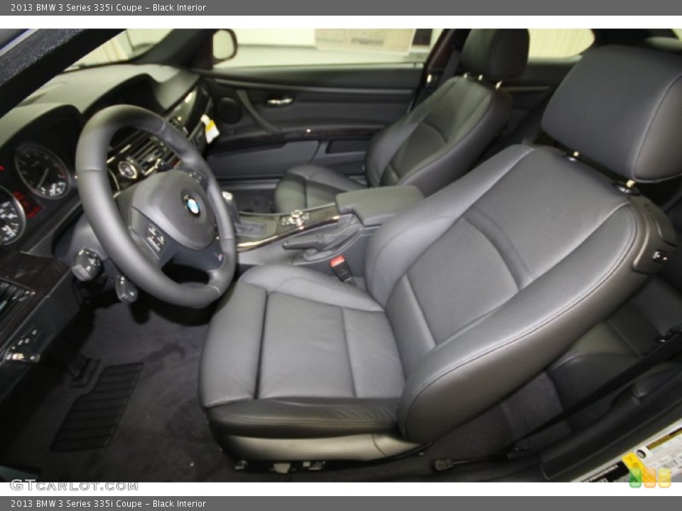 Black Interior Front Seat for the 2013 BMW 3 Series 335i Coupe #69353644