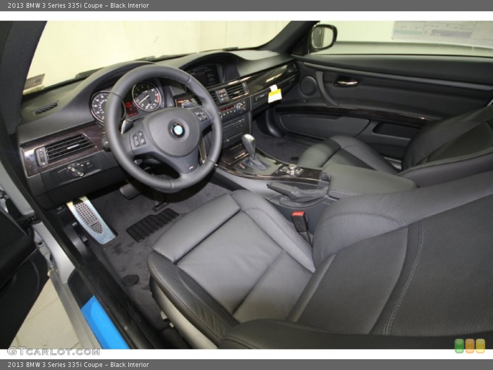 Black Interior Prime Interior for the 2013 BMW 3 Series 335i Coupe #69353713