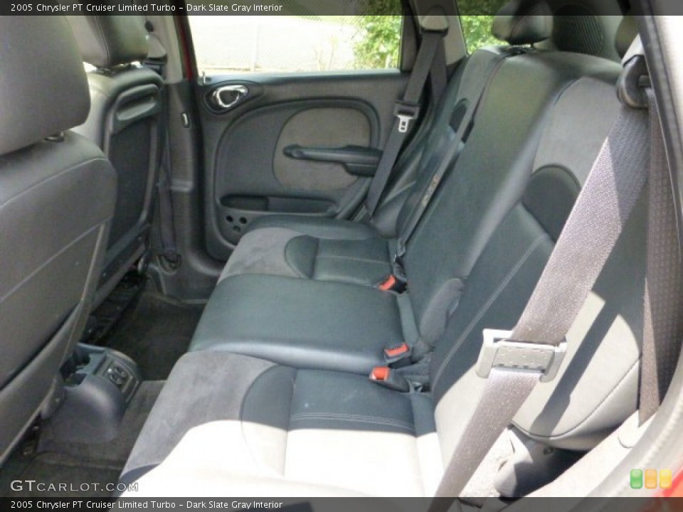 Dark Slate Gray Interior Rear Seat for the 2005 Chrysler PT Cruiser Limited Turbo #69355318