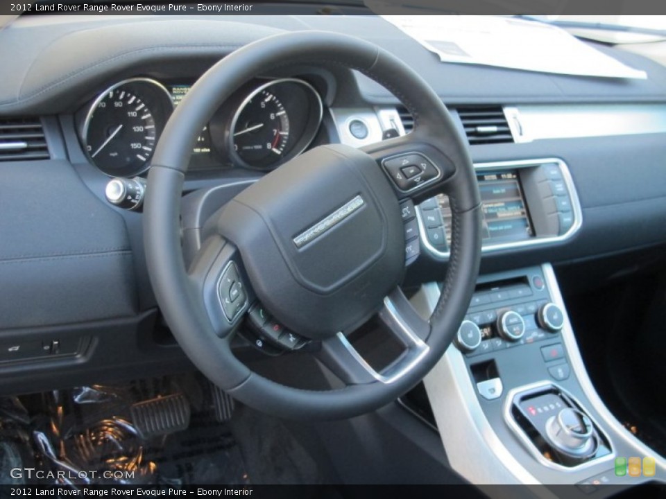 Ebony Interior Dashboard for the 2012 Land Rover Range Rover Evoque Pure #69355851