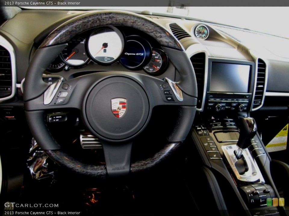 Black Interior Dashboard for the 2013 Porsche Cayenne GTS #69356020
