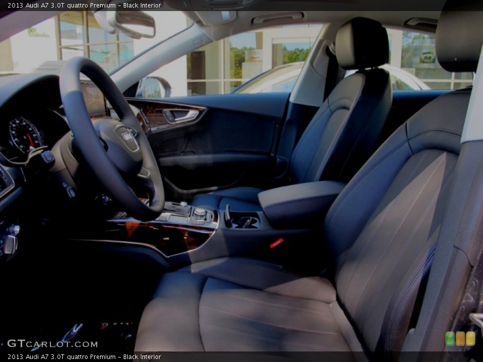 Black Interior Front Seat for the 2013 Audi A7 3.0T quattro Premium #69356152