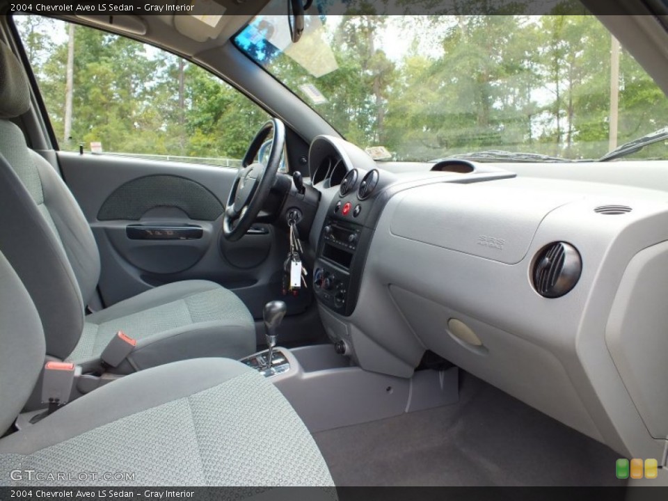 Gray Interior Dashboard for the 2004 Chevrolet Aveo LS Sedan #69356374