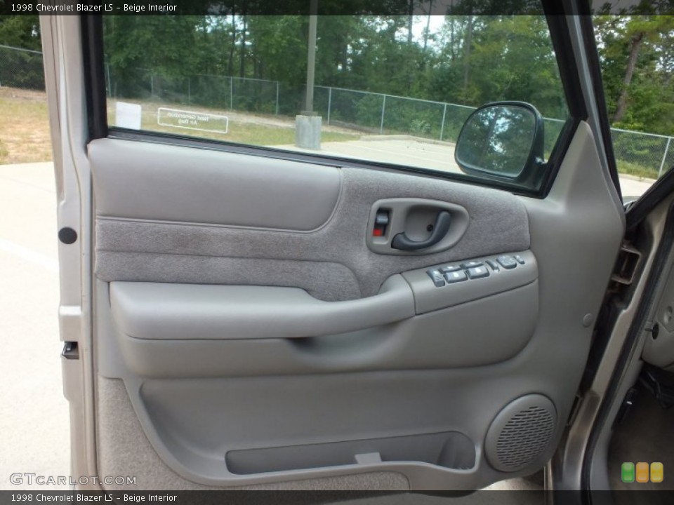 Beige Interior Door Panel for the 1998 Chevrolet Blazer LS #69357153