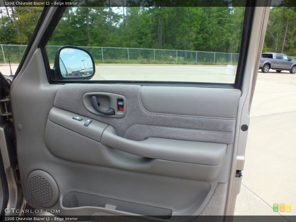 Beige Interior Door Panel for the 1998 Chevrolet Blazer LS #69357160