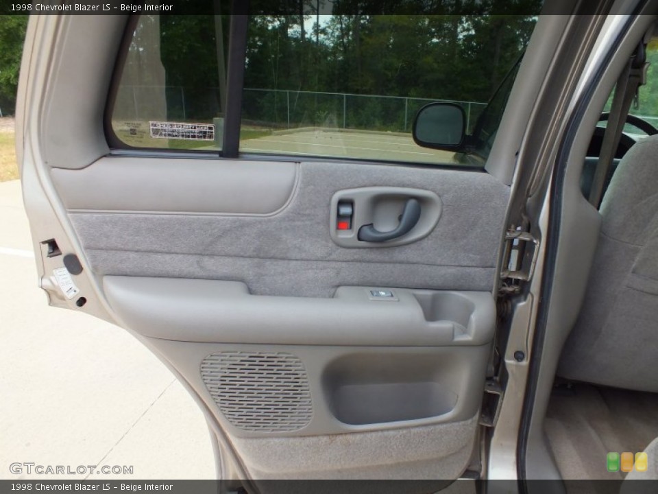 Beige Interior Door Panel for the 1998 Chevrolet Blazer LS #69357166