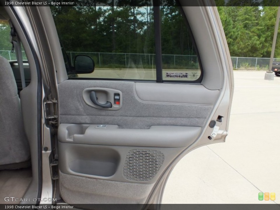 Beige Interior Door Panel for the 1998 Chevrolet Blazer LS #69357175