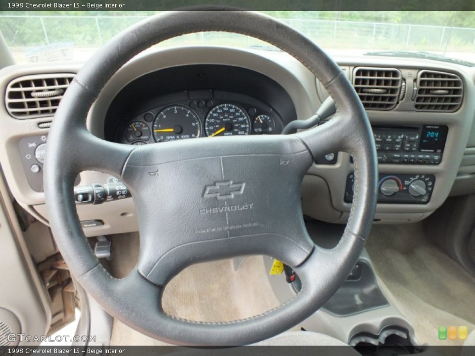 Beige Interior Steering Wheel for the 1998 Chevrolet Blazer LS #69357291
