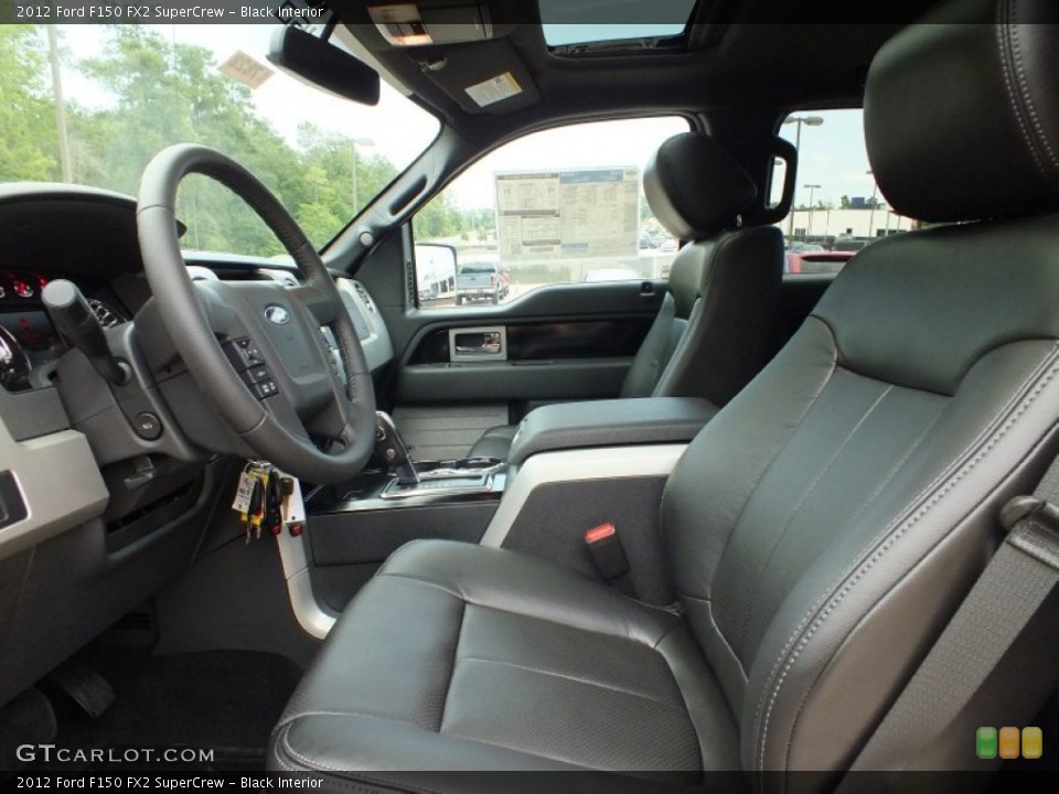 Black Interior Photo for the 2012 Ford F150 FX2 SuperCrew #69358003