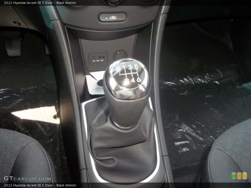 Black Interior Transmission for the 2013 Hyundai Accent SE 5 Door #69359530