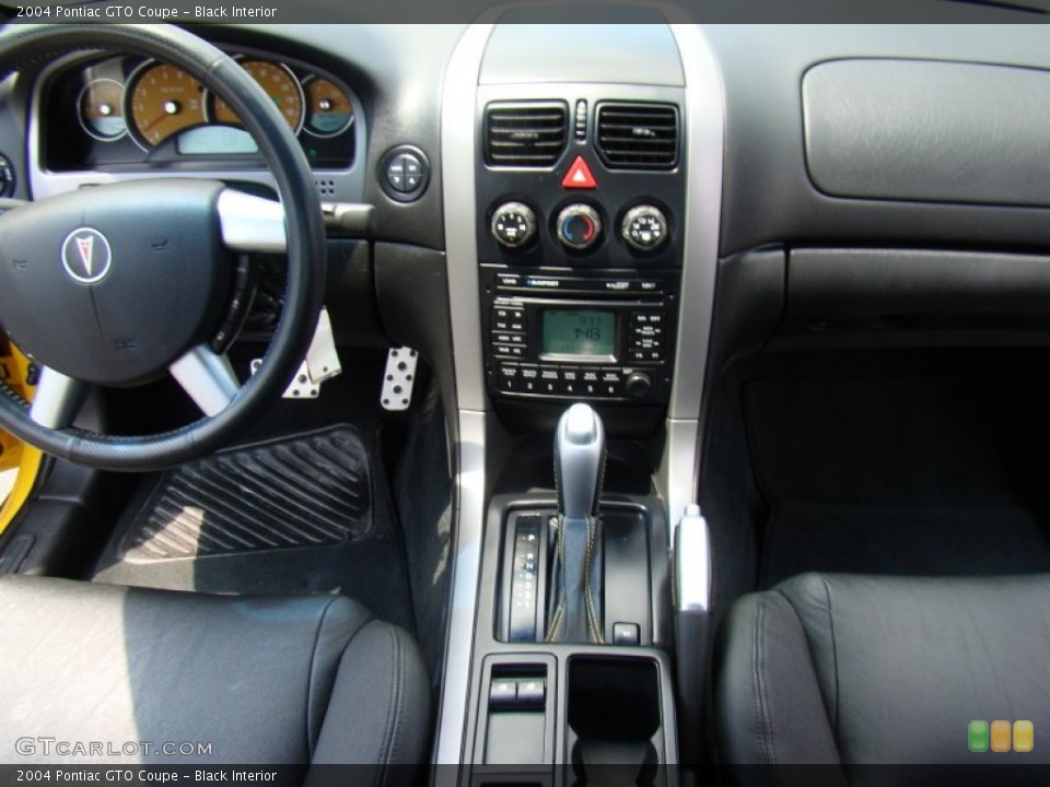 Black Interior Controls for the 2004 Pontiac GTO Coupe #69360292
